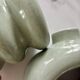 Set of 2 minimalist ceramic candle holders