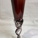 Vase en verre soufflé