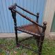 2 antique Scandinavian corner chairs/armchairs