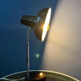 Metal vintage brown table lamp