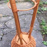 Tripod wicker plant carrier