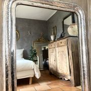 Louis-Philippe antique silvered mirror 19th century