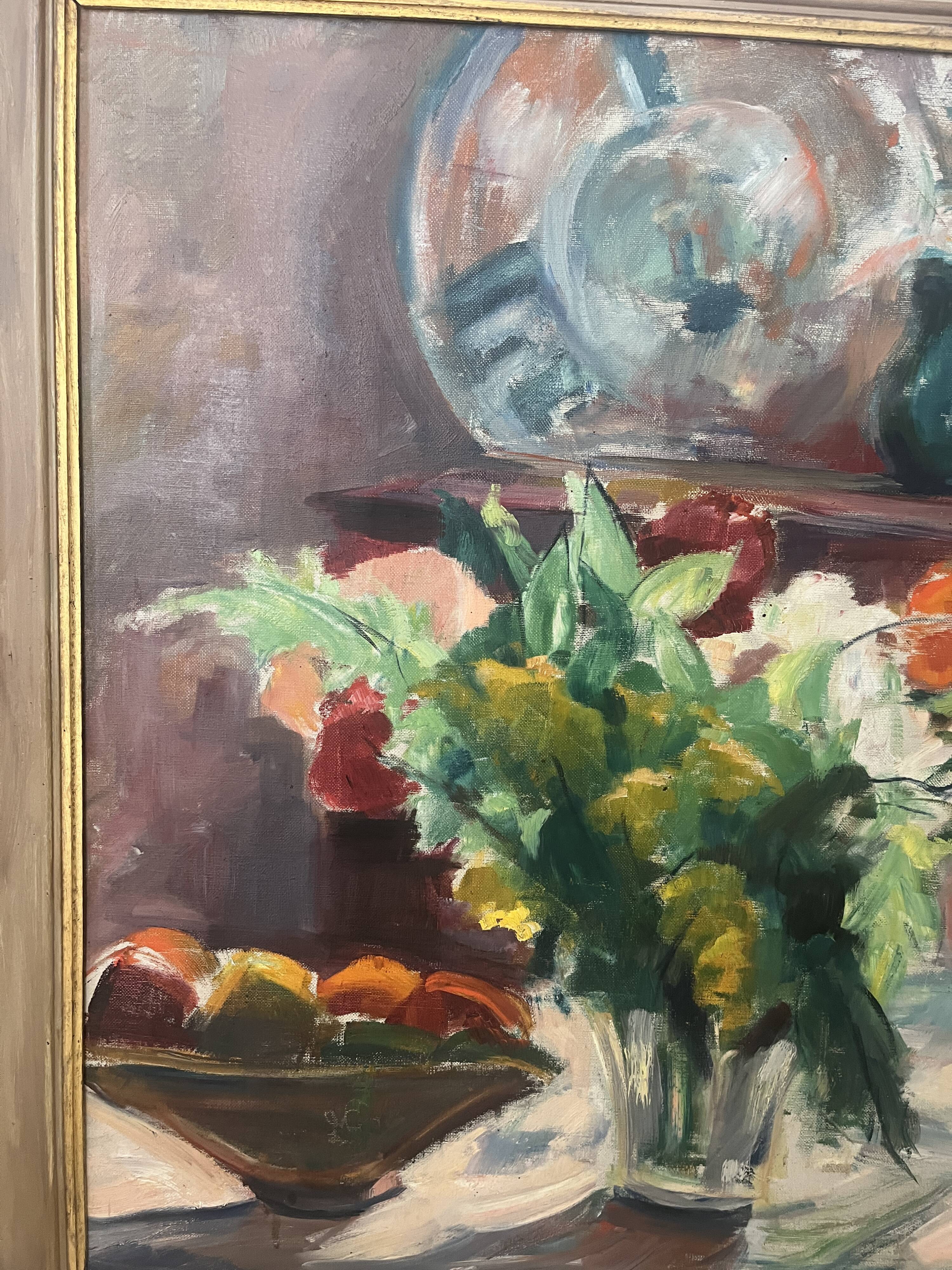 bouquet painting by Yves Farges