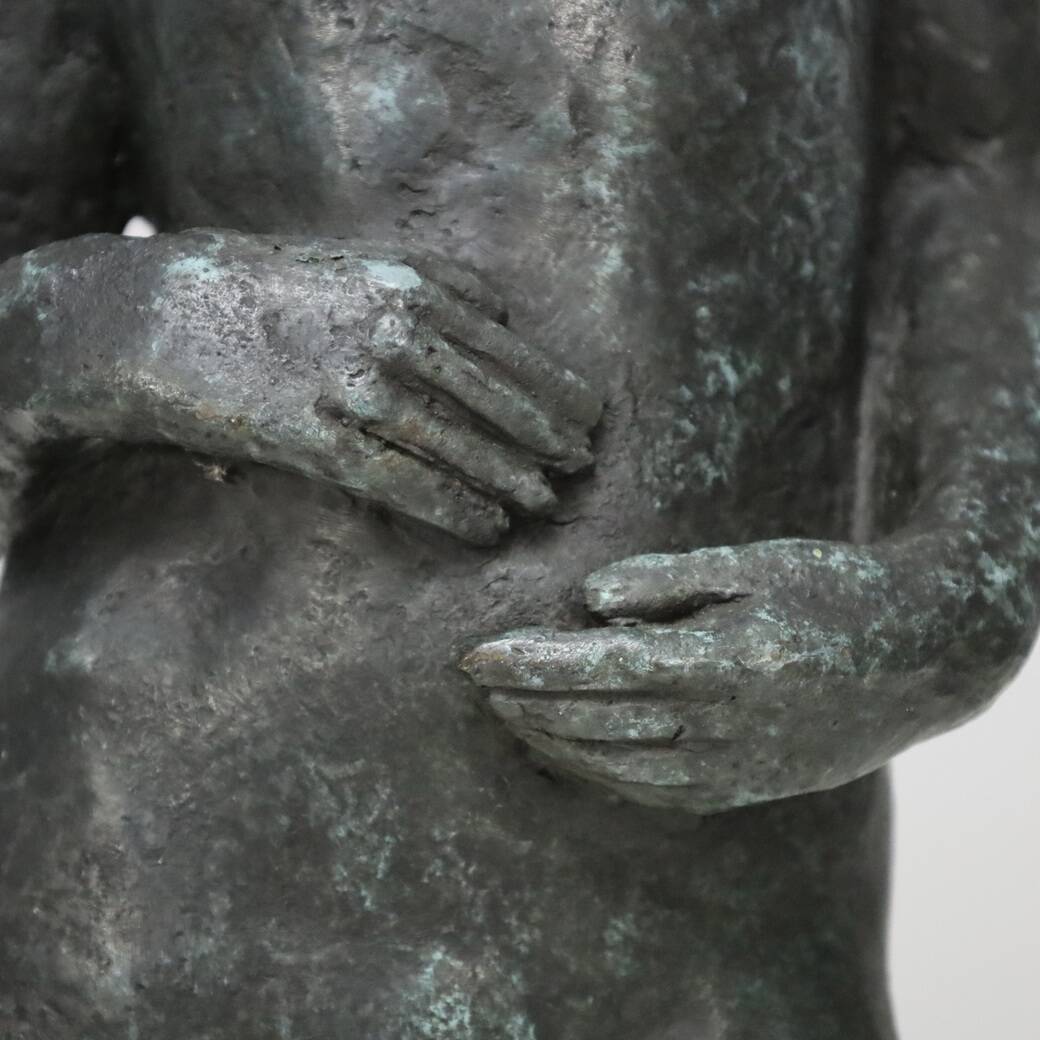 Female Torso Sculpture in Bronze, signed Gerard, edition 2/8