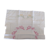 Old linen Set of 2 baby/child pillowcases