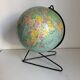 Vintage 1960 globe terrestrial world map Girard Barrère - 33 cm