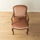 Rococo dining chairs, set of 6, circa 1900, baroque style