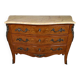 Commode en marqueterie de bois de rose, style Louis XV – 2ème partie XXe