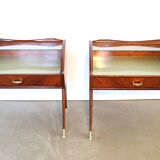 Paire de tables de nuit