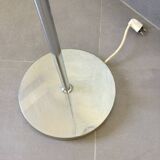 Eyeball floor lamp in chromed metal