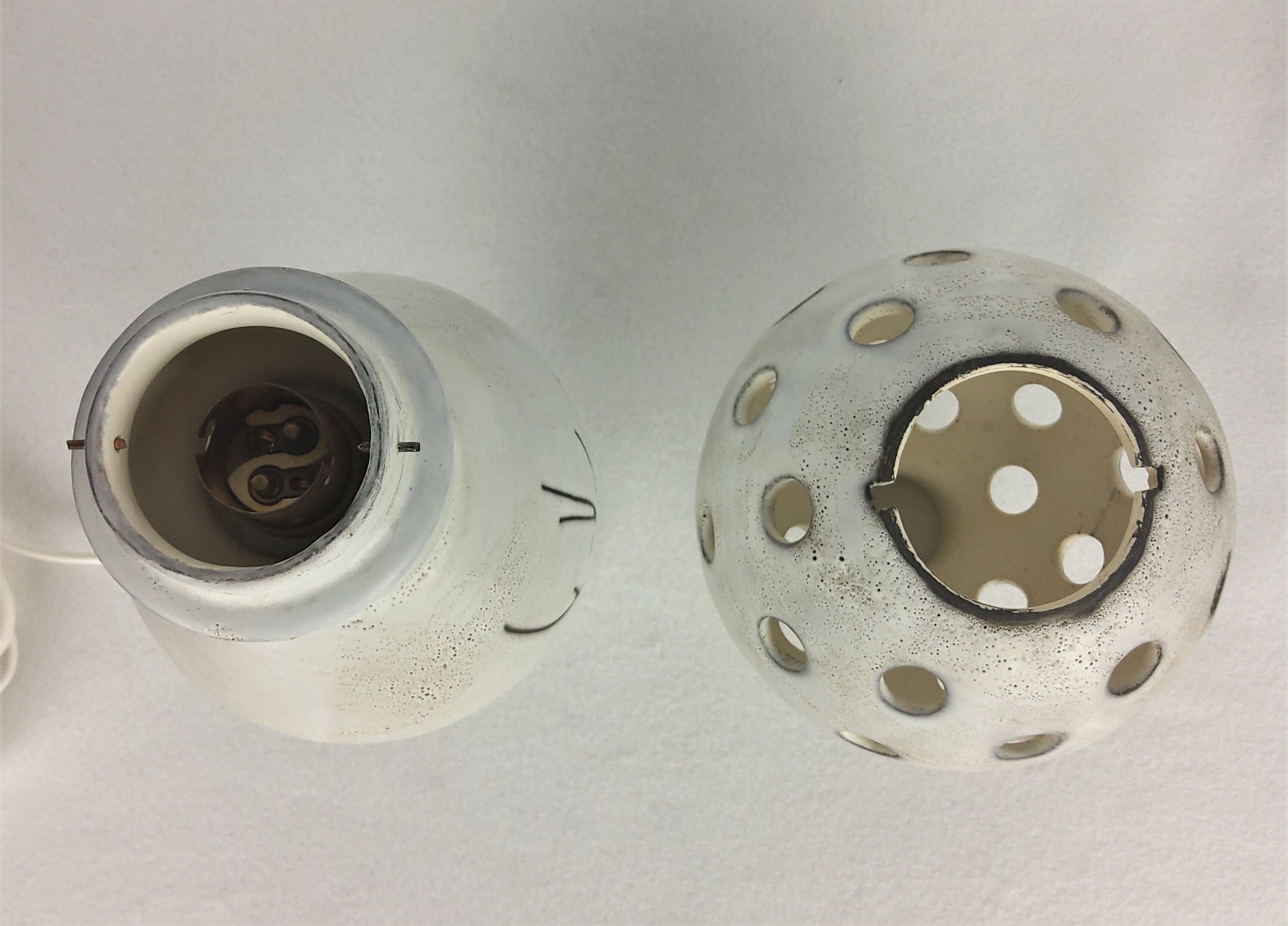 Henri Cimal Vallauris ceramic lamp, 1960