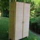 Armoire en rotin vintage