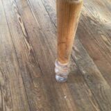 Nineteenth century farmhouse table in fir with extensions