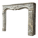 Regency fireplace in grey marble, Sainte-Anne, 18th century