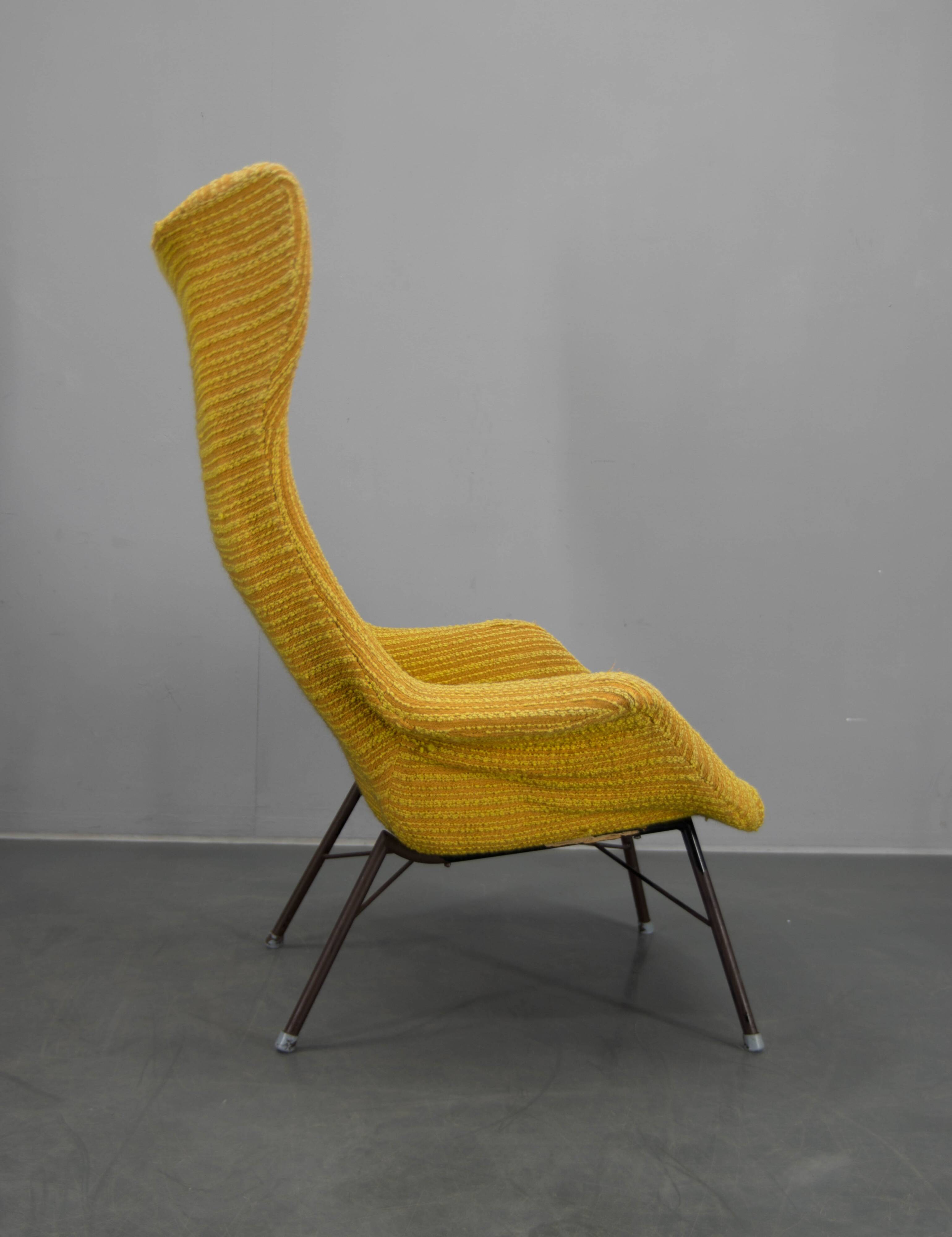Fiberglass Armchair by Miroslav Navratil, Czechoslovakia, 1960s