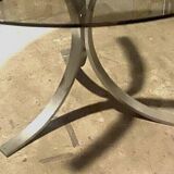 Table from the 40s with chrome base 20th century