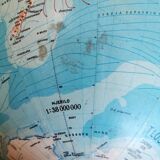 Globe terrestre TLOS Zagreb, années 1970