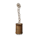 Vintage bamboo and rattan suspension