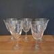 5 water or wine glasses enghien luminarc 50s