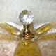Murano glass effect flush mount light