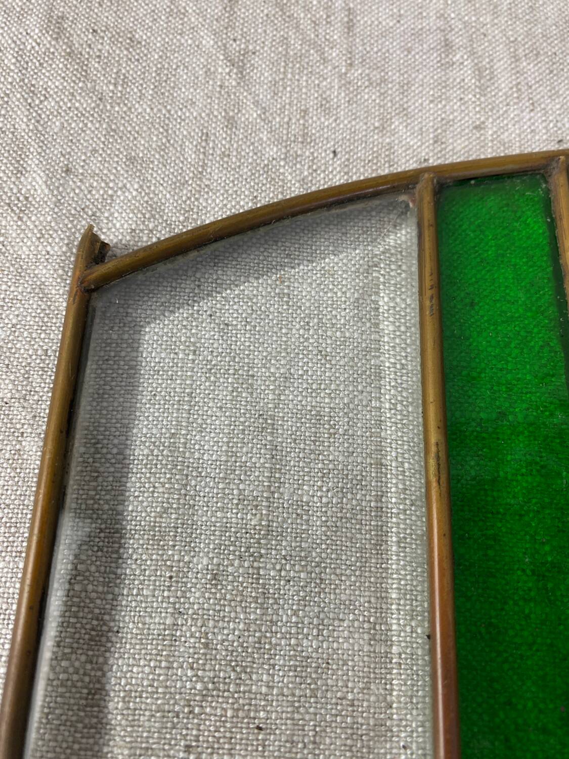 Stained glass beveled and cabochon