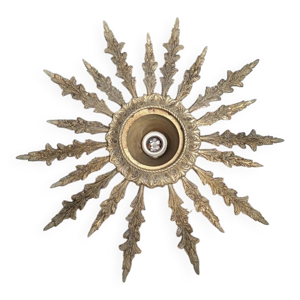 Suspension soleil vintage - bronze