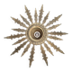 Vintage sun suspension in gilded bronze – Hollywood Regency style