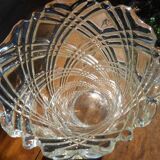 Vase en verre ciselé année 50