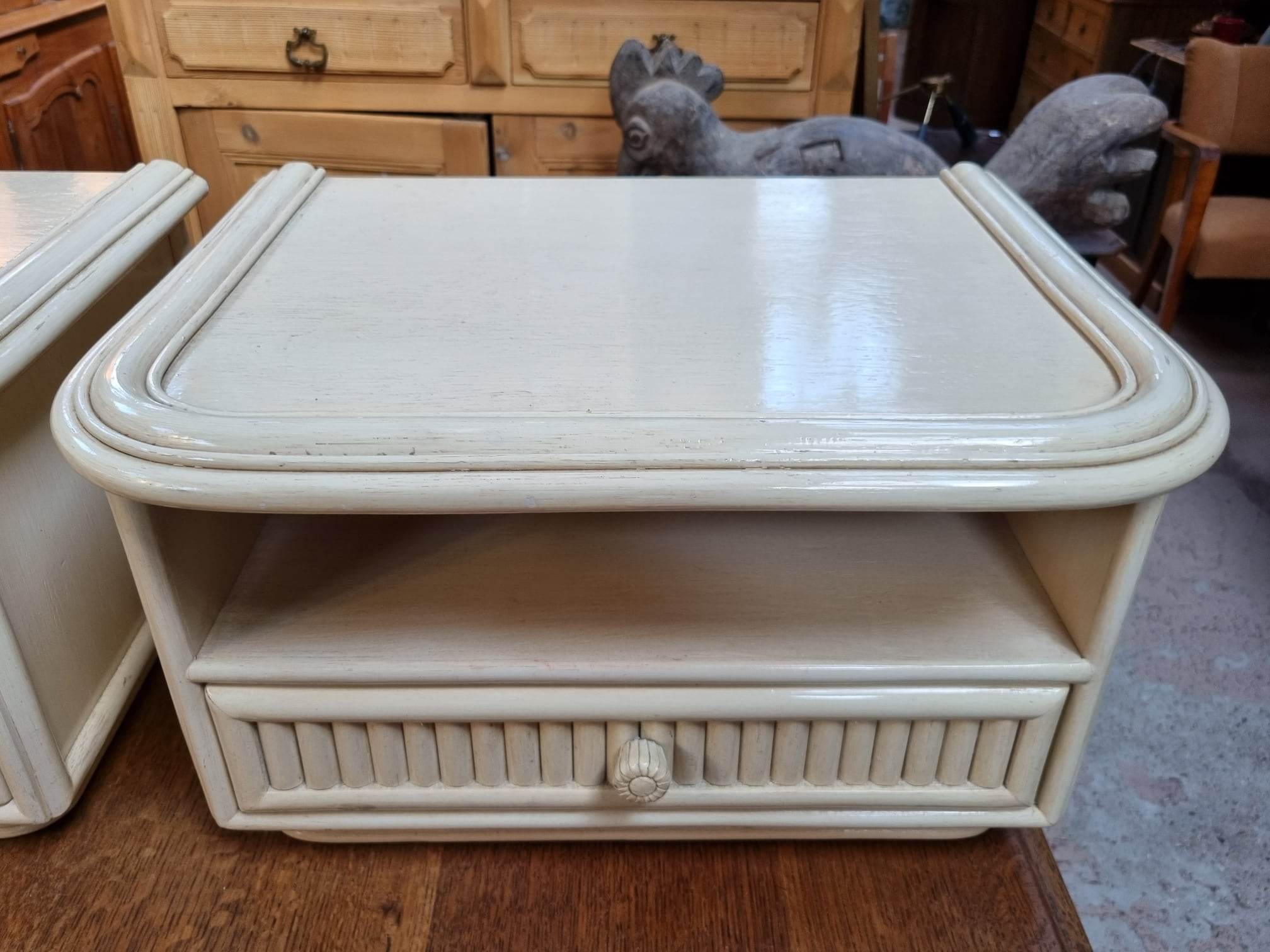 Pair of vintage bedside tables