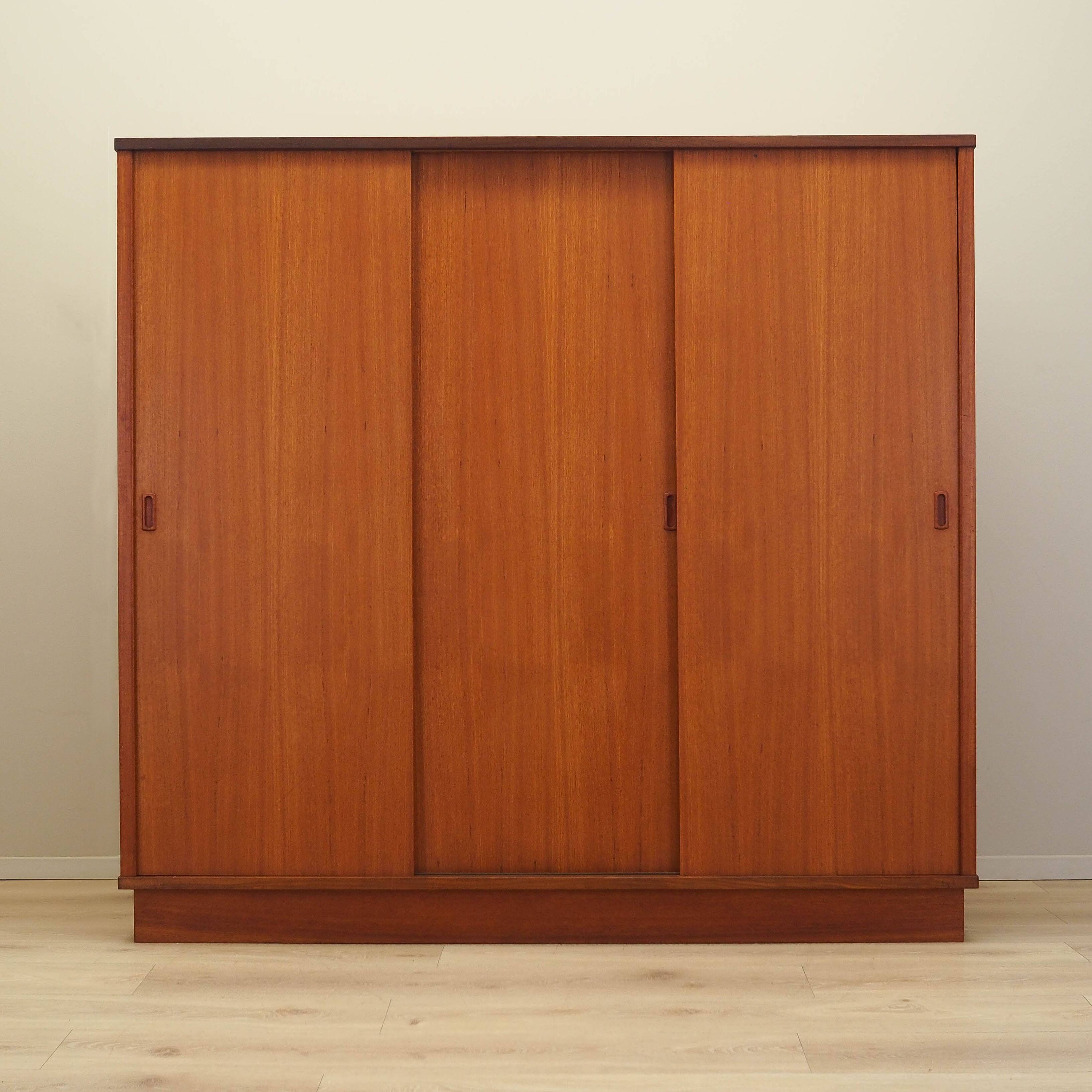 Teak wardrobe, Danish design, 1960s, manufacturer: Denmark
