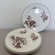 4 assiettes plates Sarreguemines modèle Danois