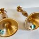 Pair of Scandinavian candle holders by scandia malm, Sweden
