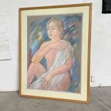 Charcoal framed portrait