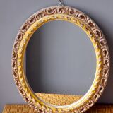 Antique stucco mirror