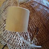 Relux Italy wicker flower pendant light
