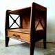 Oak bedside table made by Ateliers Saint Sabin