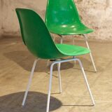 12 Vintage DSX Chairs Fiberglass Charles and Ray Eames / Herman Miller 1960'