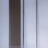 Wall shelf silver patina bronze glass early 20th century