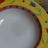 Hollow plates model tulip ceramic