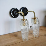Pair of tulip wall lights