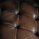 Vintage Chesterfield office chair with decorative nails in English style