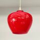 Suspension in Opaline Red - Vintage - Scandinavian - 1960s-70s