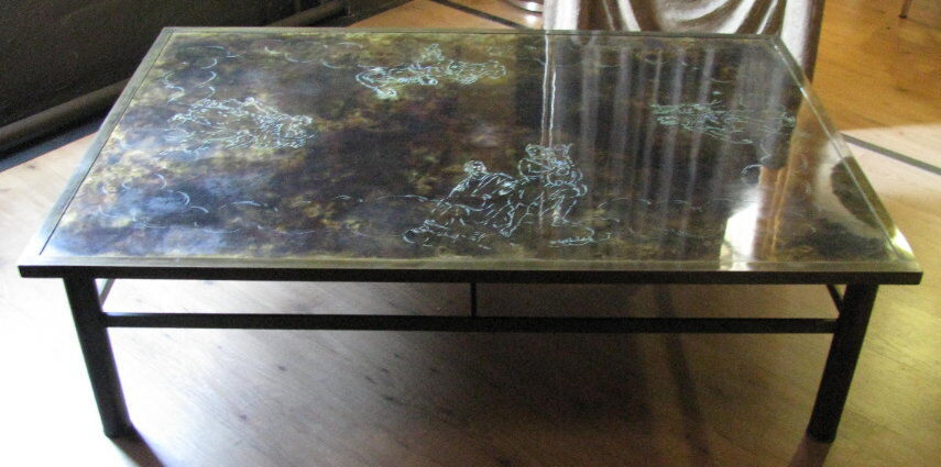 Philip &kelvin laverne bronze table 1960' zodiac