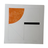 Screenprint Composition 2 / Gottfried Honegger / 2015