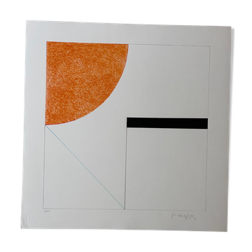 Sérigraphie Composition 2 Gottfried Honegger 2015