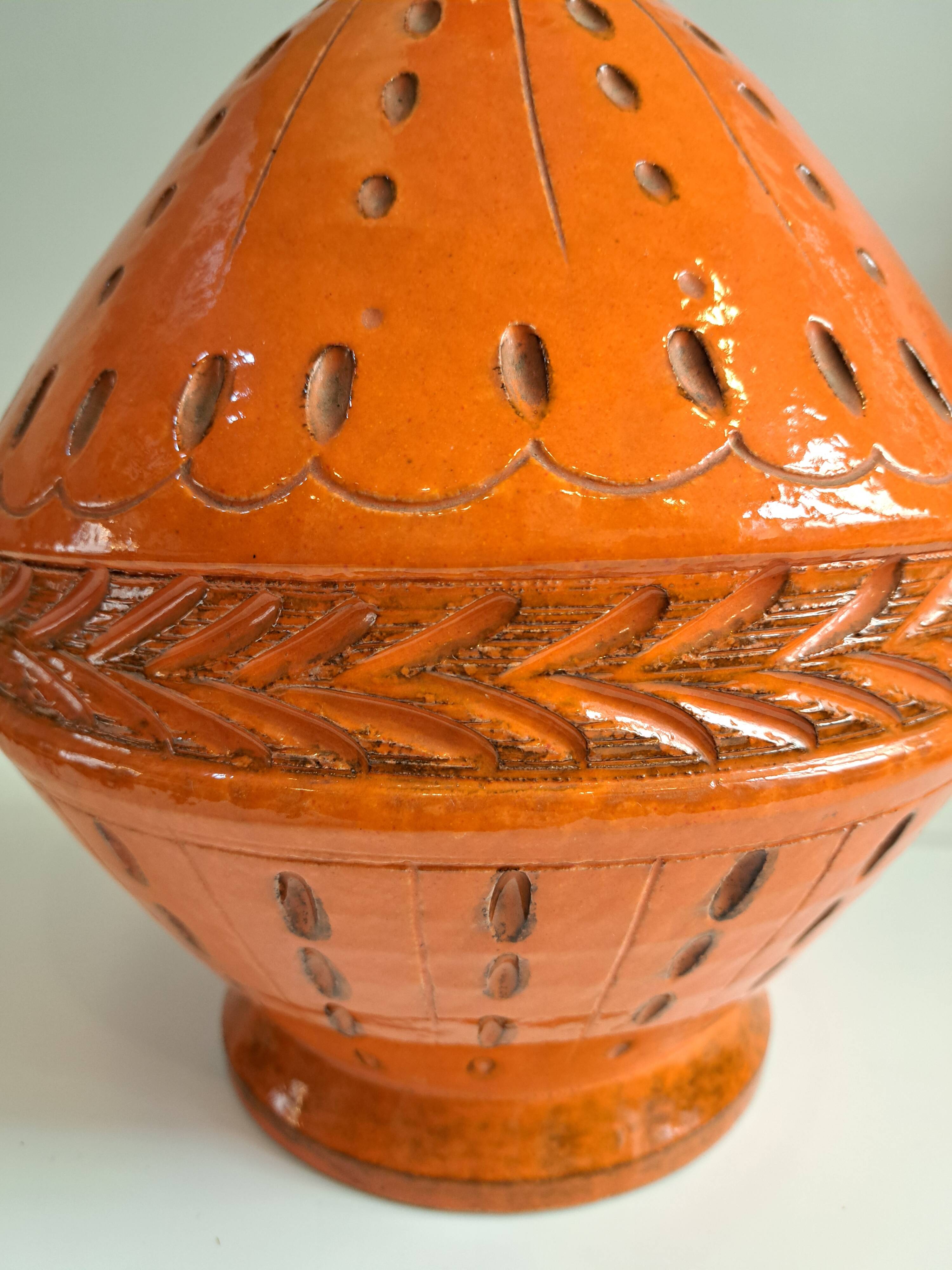 Italian ceramic lamp from the 70s