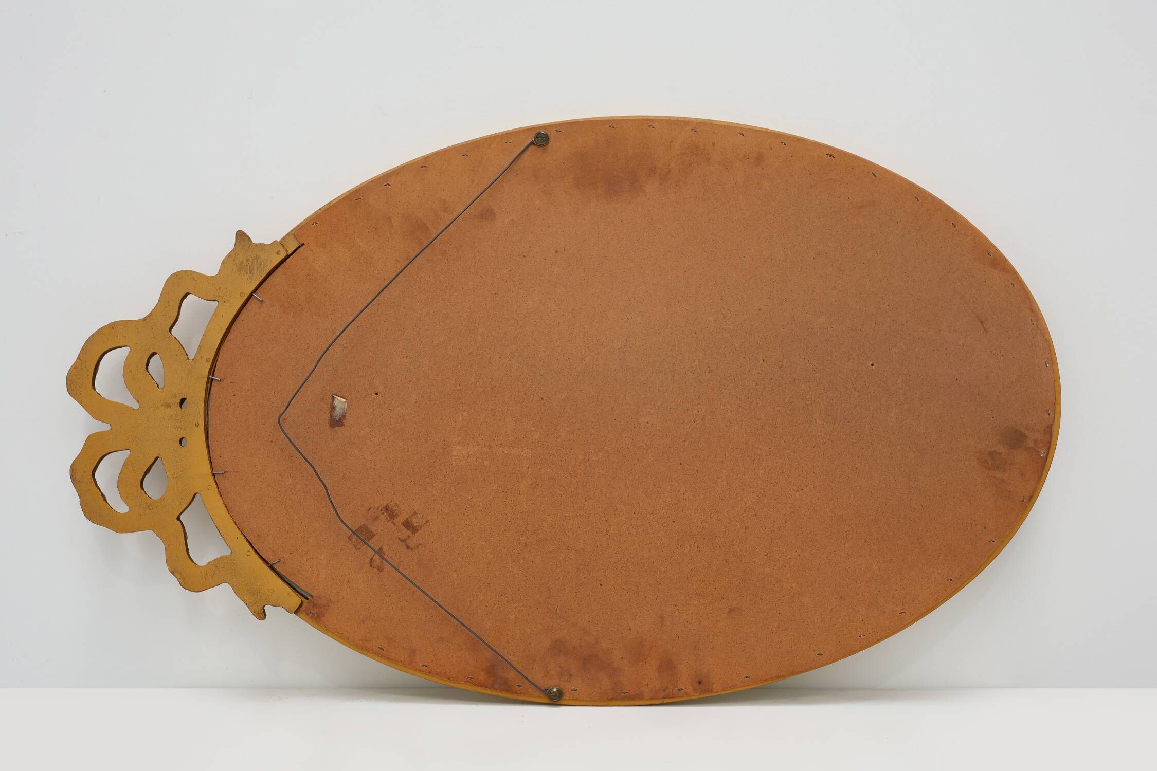 20th century Louis XVI style mirror in gilded wood, France
