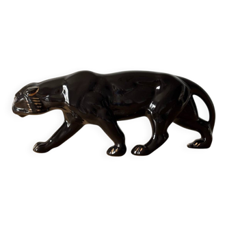 Art Deco ceramic panther