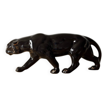 Art Deco ceramic panther