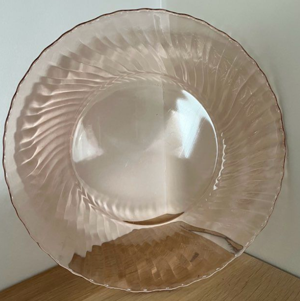 Set of 3 vintage Arcoroc dishes